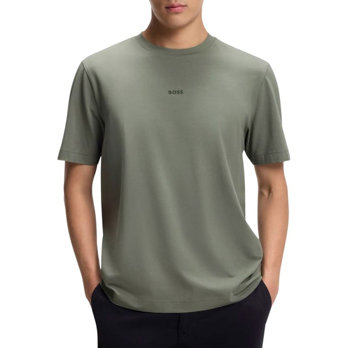 relaxed fit T-shirt van katoenmix model 'TCHUP'