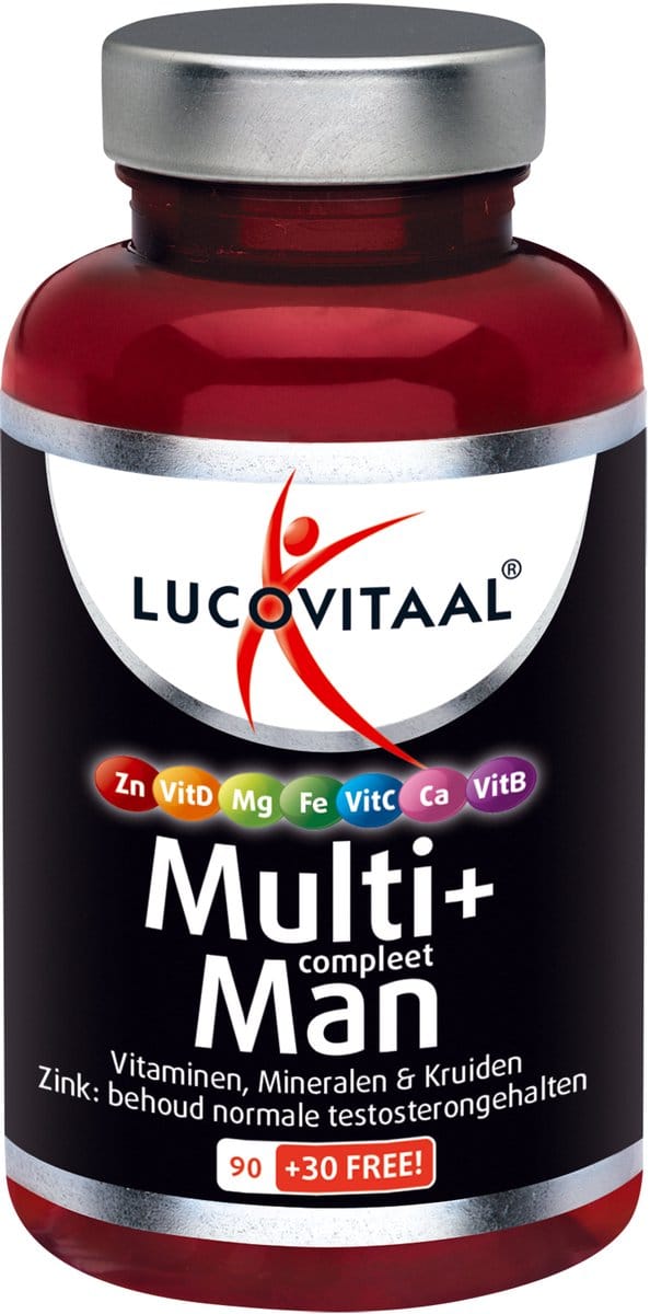 Lucovitaal Multi+ Compleet Man Tabletten 120 tb