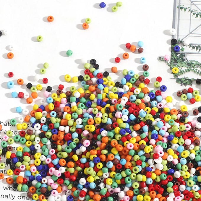 1000 STKS 2 mm R-ainbow DIY Veelkleurige Ball Kralen voor Crafting String Present Gift blue