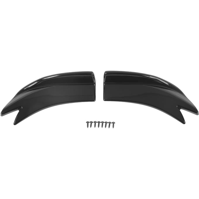 Universele Achterbumperlip Diffuser Splitter Spoiler Achterlip Krasbeschermer black