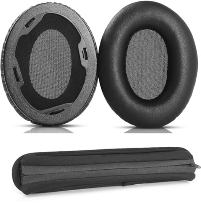 Dailygoods - Vervangende Oorkussens voor Beats Studio 1.0 - Zwart