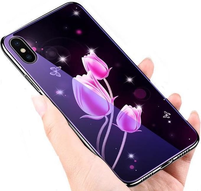 Schokbestendige Hybride Blauw Licht Back Cover voor iPhone 8+/7+ _ Tulp