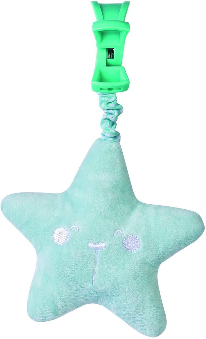 Saro Hangfiguur Met Geluid Ster 21 Cm Polyester Mintgroen