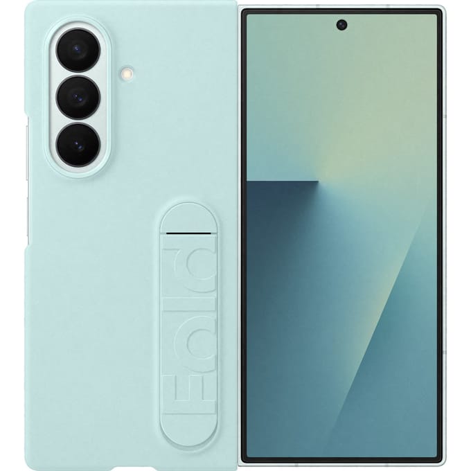 Silicone Case met stand voor de Samsung Galaxy Z Fold 7 - Mint