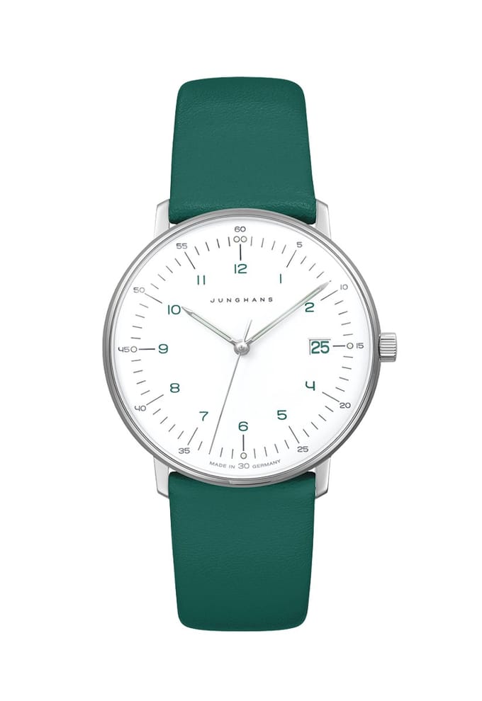 Junghans Max Bill ladies 47/4557.02 - dameshorloge - quartz - groen - cadeautip