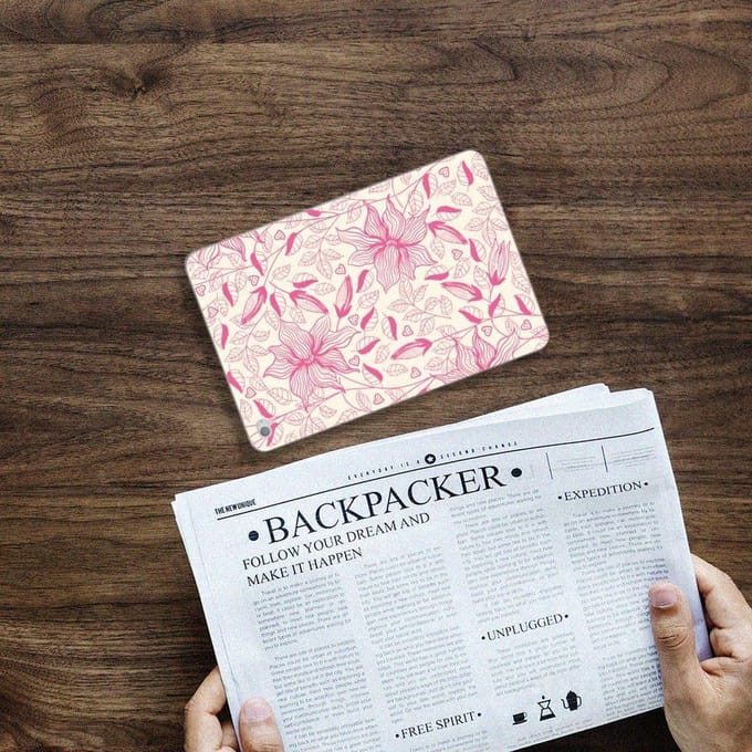 Apple iPad Mini 4 | Mini 5 (2019) Siliconen Hoesje Pink Flowers