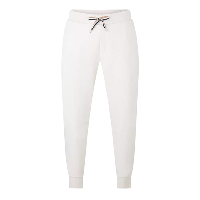 Boss Mannen C-Larsen Bedrukte Joggers (Wit)