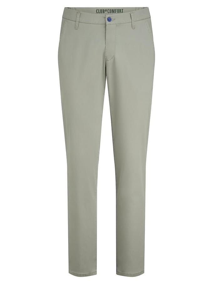 Broek Slim Fit Van CLUB OF COMFORT groen