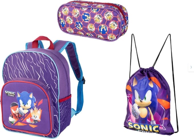 DURABO - Terug naar schoolset van 3 - Sonic