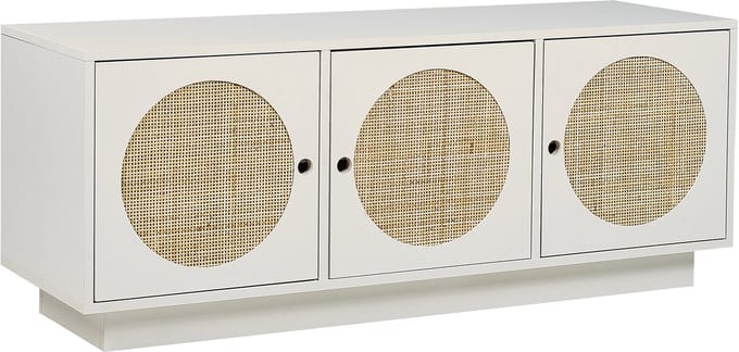 UYUNI - Dressoir - Wit - Rotan