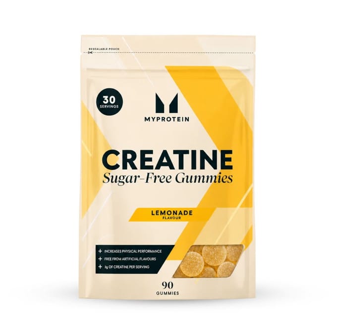Creatine Gummies - 90 GUMMIES - 30servings - Lemonade (Sugar-Free)