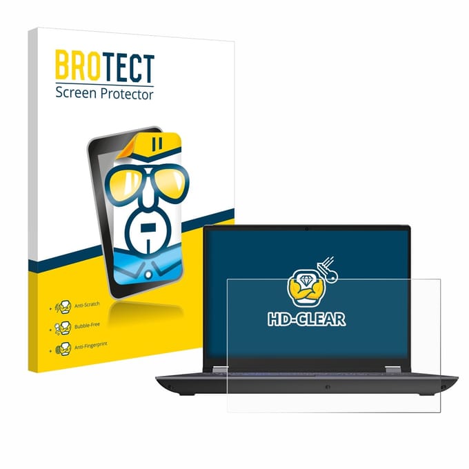 BROTECT - Screenprotector voor Lenovo ThinkPad P16 Gen 2 Non-Touch - Folie Beschermfolie transparant