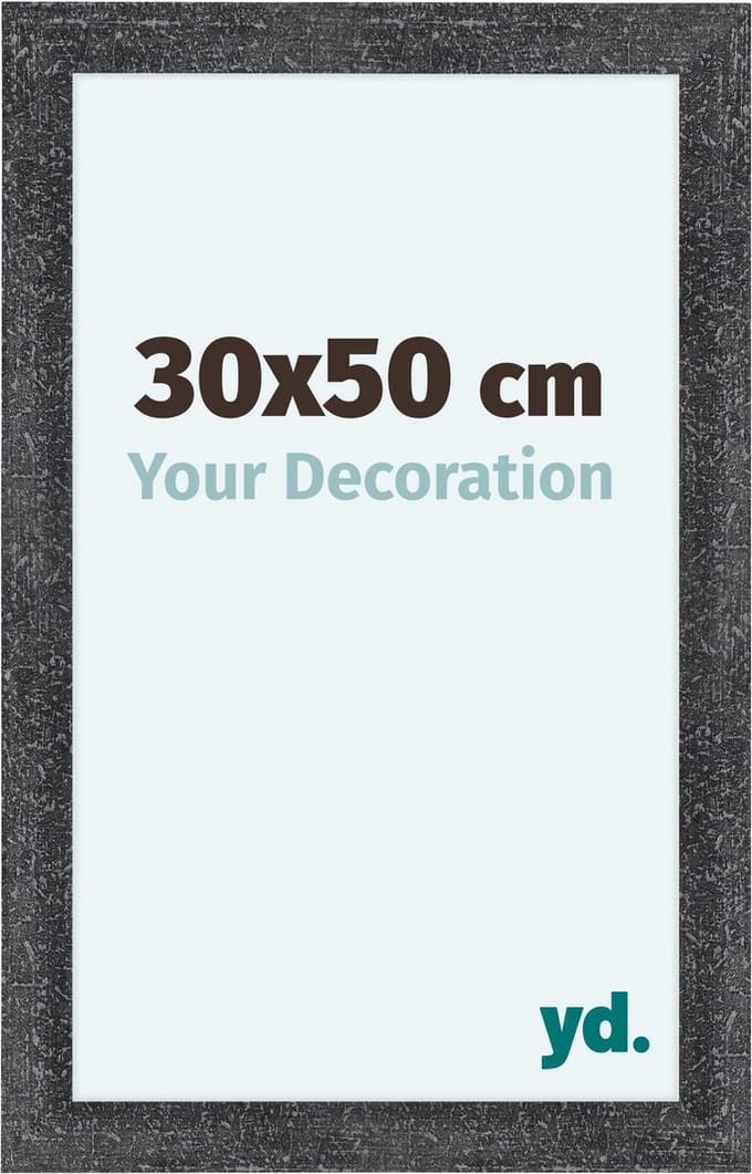 Your Decoration - Fotolijst 30x50 cm - MDF - Grijs Geveegd - Como