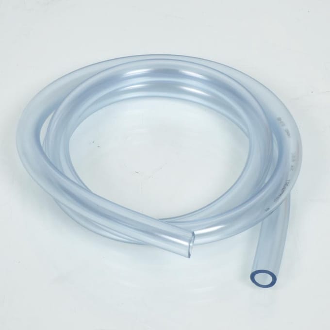 Durite essence transparente Ø8x12mm x 1m neuf pour moto scooter