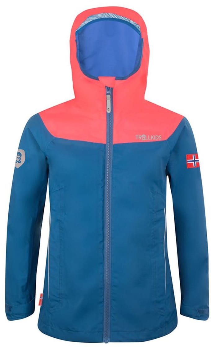 Trollkids Bergen Jas Rood,Blauw 164 cm Kinderen