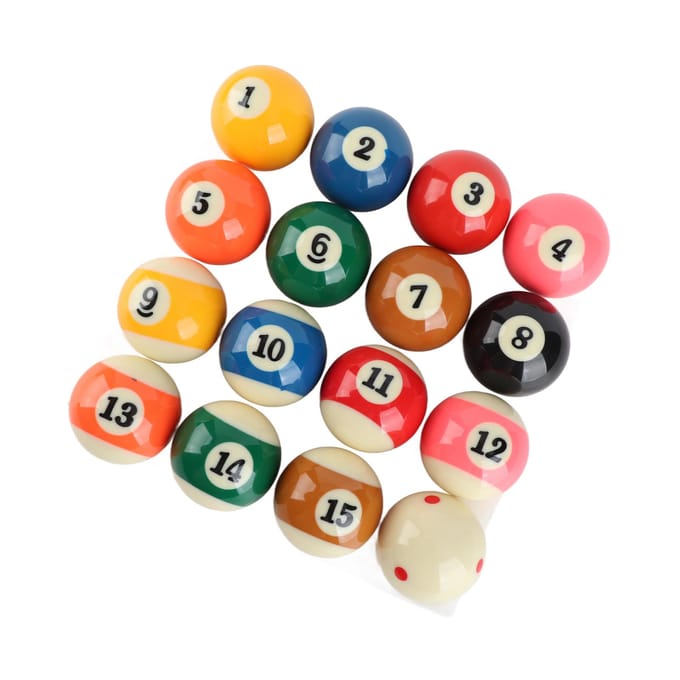 57,2 mm American Standard Biljartbalset Professionele Hars Kleine Poolkeu Bal Complete Set blue