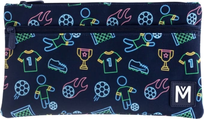 MontiiCo Etui XL - 2 handige vakjes - wasmachinebestendig - Goal Keeper