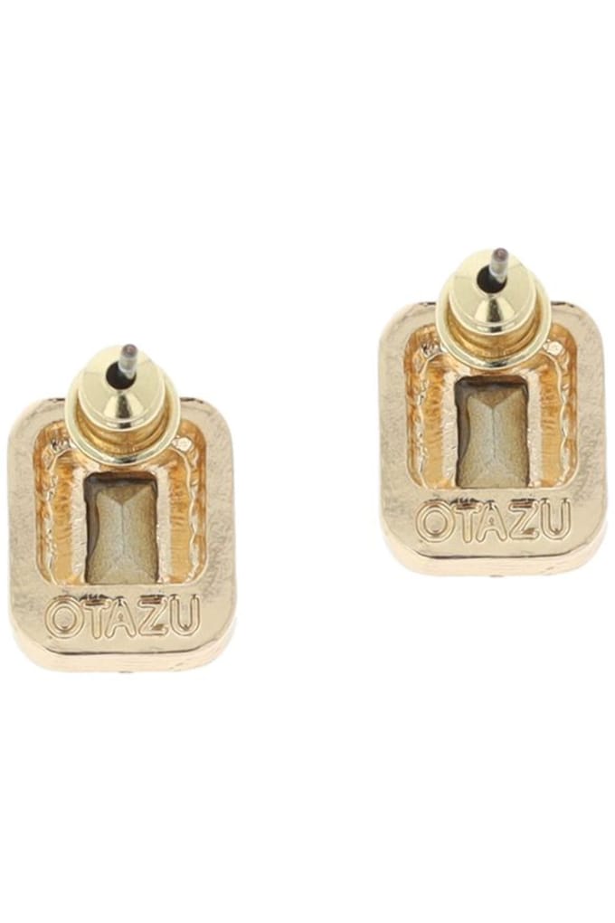 OTAZU Golden Square Earrings Maat: OS | Oorbellen Outlet | Dames | Goud