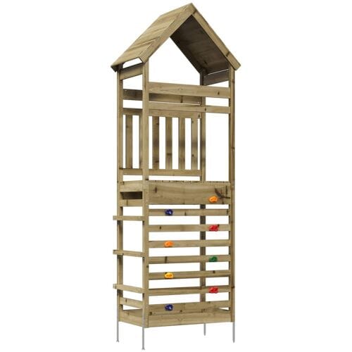 vidaXL Buiten Speeltoren Naturel 53 x 85 x 264 cm