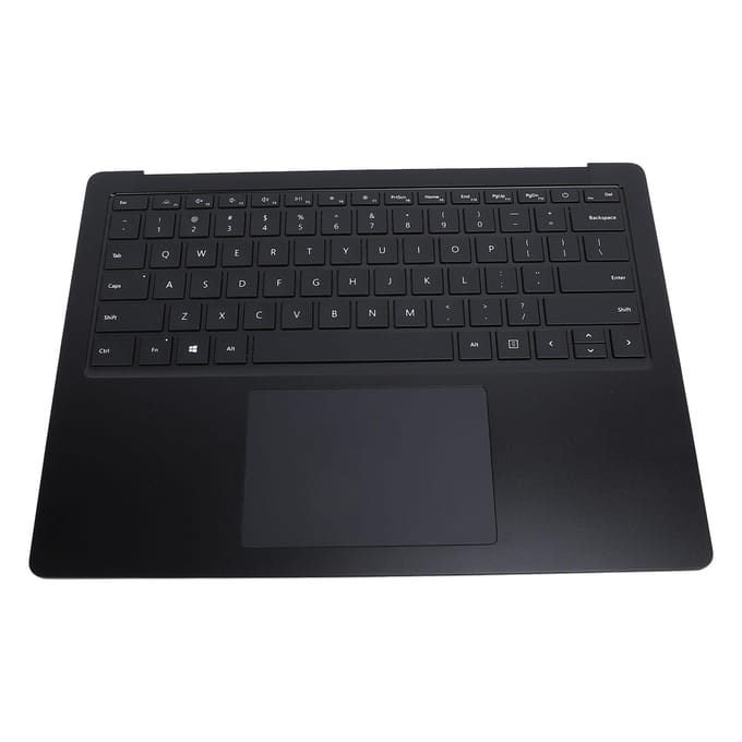 Laptop Palmsteun Toetsenbord Volledige Grootte Laptop Palmsteun Toetsenbord Touchpad Assemblage voor Laptop 3 4 5 1951 zwart