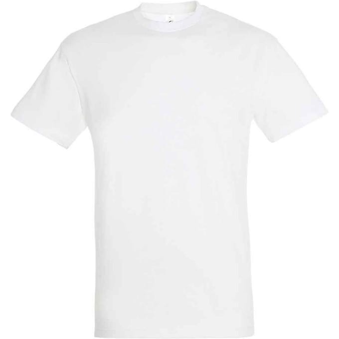 SOLS Unisex Regent T-shirt voor volwassenen (Wit)