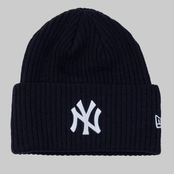 New Era MLB Wide Cuff New York Yankees Beanie Blauw