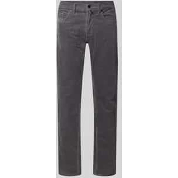 regular fit corduroy broek met steekzakken model 'Laval'