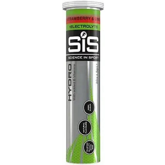 SIS GO Hydro Tablet (1x20Tabs) Strawberry & Lime - Energie & Uithoudingsvermogen - Elektrolyten