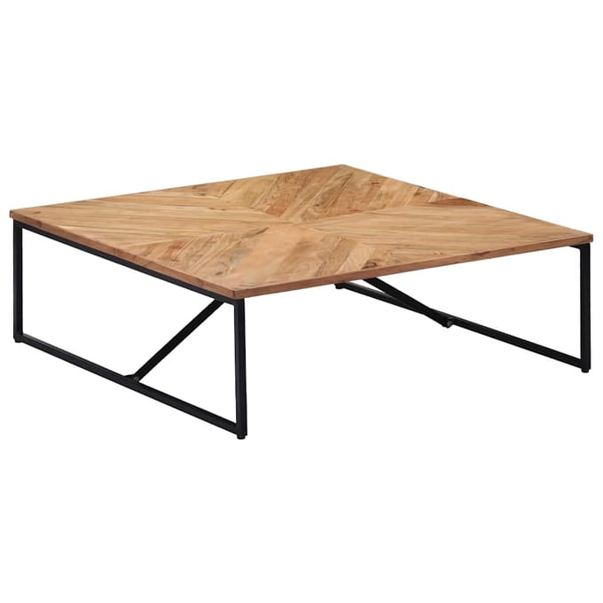 vidaXL - Salontafel - 110x110x36 - cm - massief - acaciahout