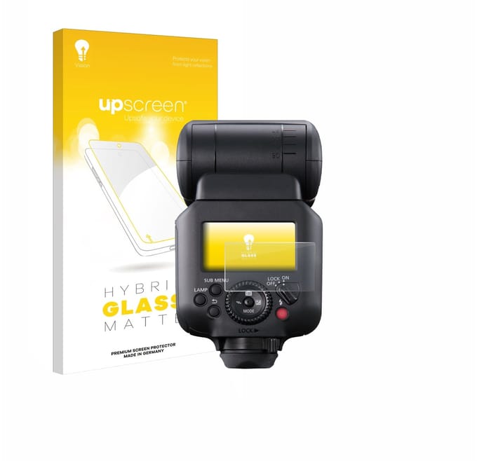 upscreen - Screenprotector voor Canon Speedlite EL-5 - Folie Beschermfolie Beschermglas matte