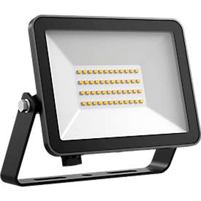 Dotlux LED-spot FLOORslim 30 W, 4000 K, IP65, zwart