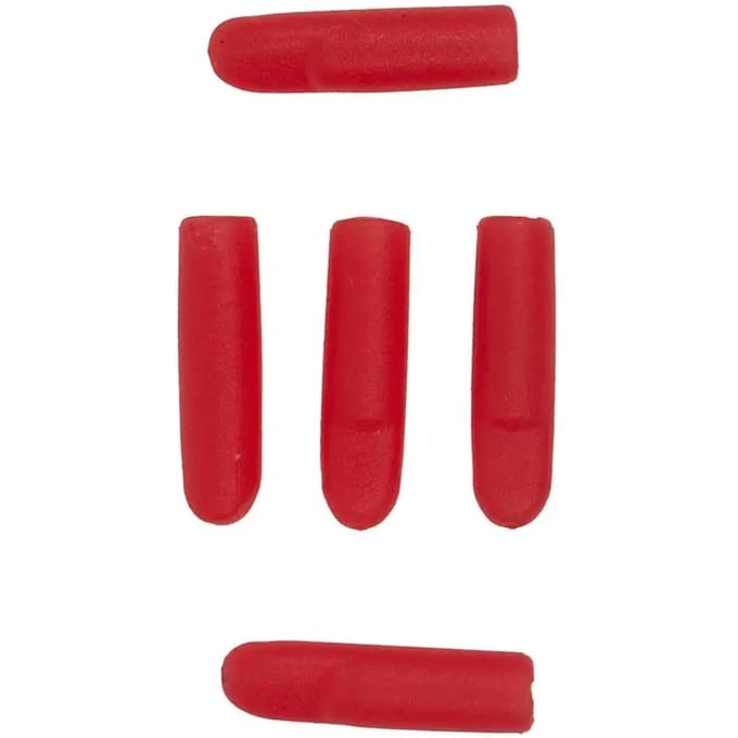 Vleesetende haak Fox Rage Predator Red Treble Hook Sleeves x Medium (x10)