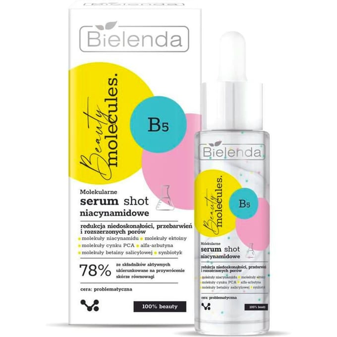 Bielenda Beauty Molecules Molekularne Niacynamidowe Serum Shot 30 g