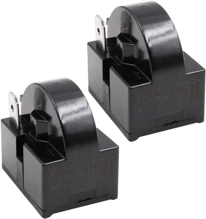 Allecto- Universele PTC-starter - Compressor starters - 2 stuks - 1Pin 33 Ohm - Koelkast Airconditioning - Reparatie - Geschikt voor diverse modellen - Wit