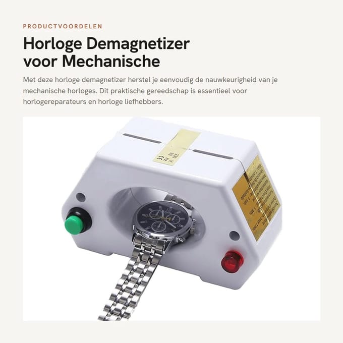 Dailygoods - Horloge Demagnetizer voor Mechanische Horloges