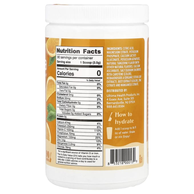 Ultima Replenisher, mélange pour boisson électrolytique, orange, 10,8 oz (306 g)