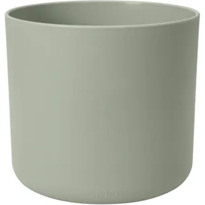 Elho Bloempot B.for Soft - Kunststof - Steengroen - Diam.16xh15cm