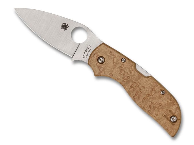 Spyderco Zakmes Chaparral Birdseye Maple CTS XHP PE