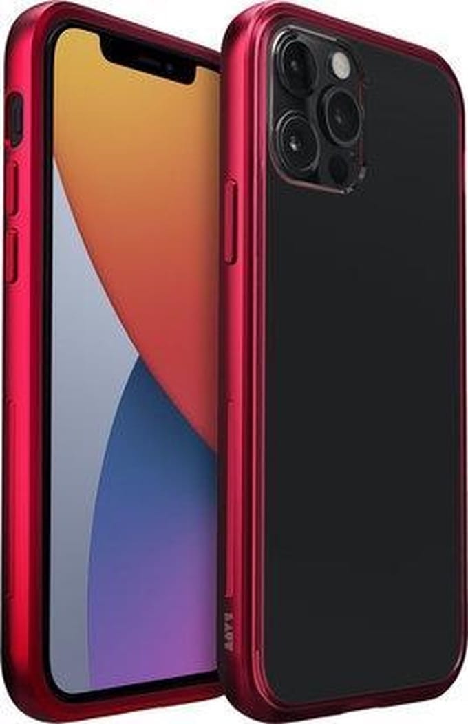 LAUT EXOFRAME IPHONE 12 PRO MAX HOESJE ROOD
