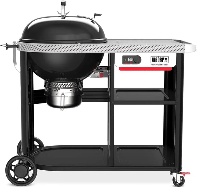 BBQ WEBER 1501631 Performer premium smart / 57cm / Black / Houtskool