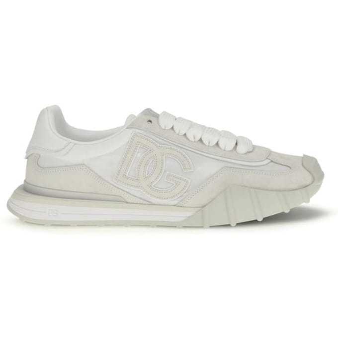 Dolce & Gabbana Witte Kalfsleren Bos Taurus Sport Sneakers
