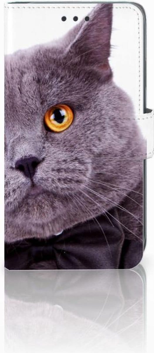Apple iPhone Xr Telefoonhoesje met Pasjes Kat