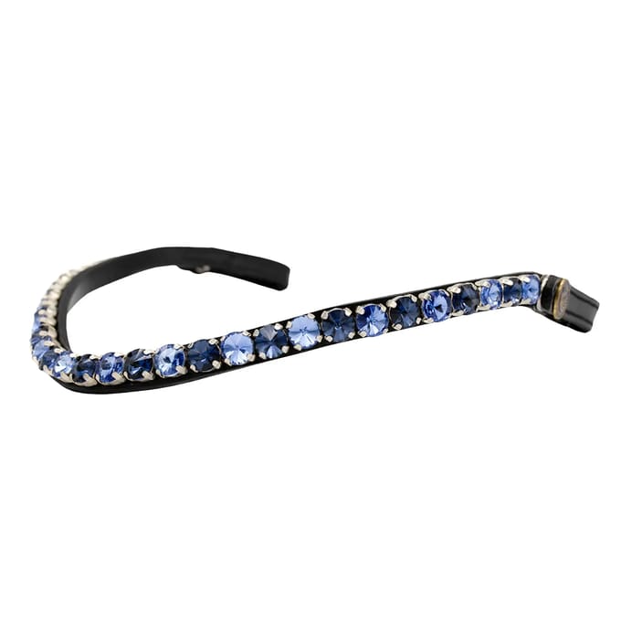 Frontje voor paard met icead blue motief Bridlery