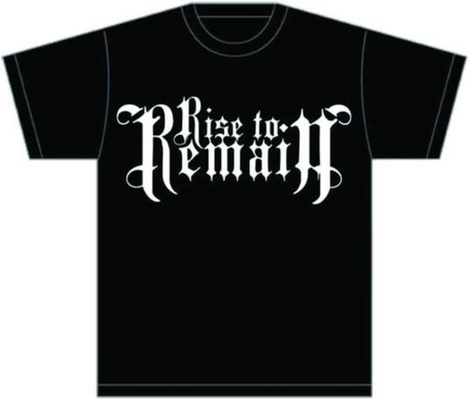 Rise to Remain - Logo Heren T-shirt - S - Zwart