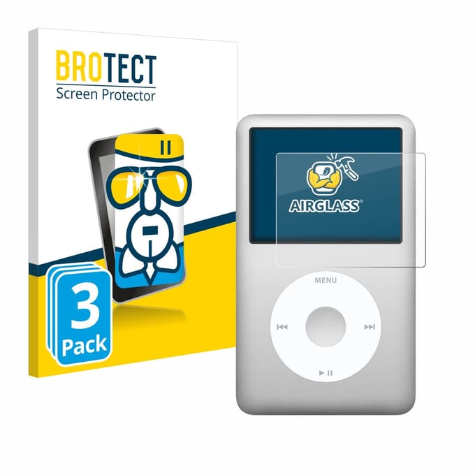 Screenprotector 3 Stuks voor iPod classic Gen 5-7 Beschermglas transparant