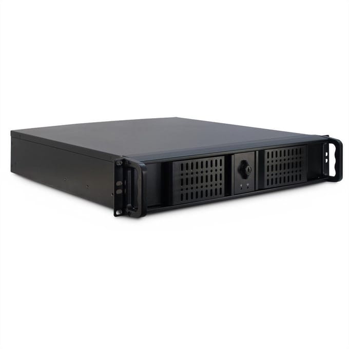 Inter-Tech IPC 2U-2098-SK - Case - Server (Rack) - Zwart