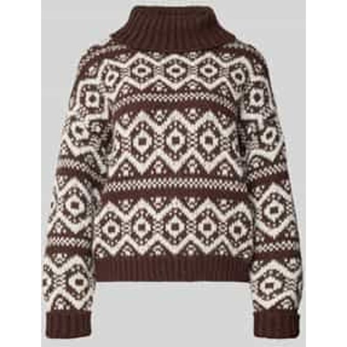 Regular fit coltrui met all-over motief, model 'CARIN'