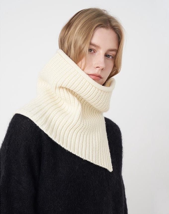 Nekwarmer – Colsjaal – Sjaal Dames – Wit