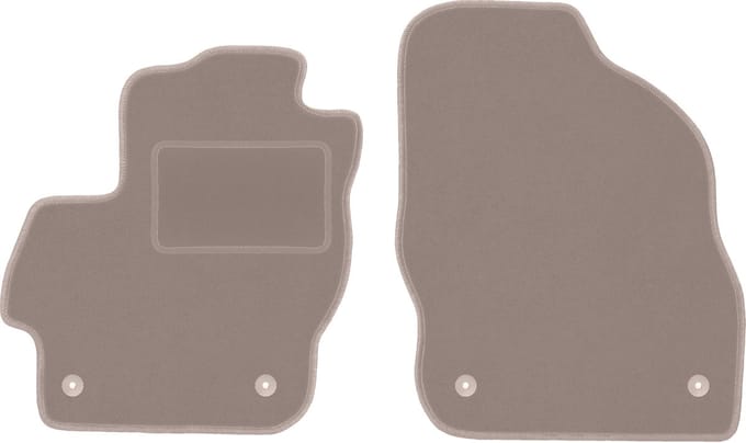 Beige voormatten voor: Mazda 3 II BL hatchback, sedan (2008-2013)