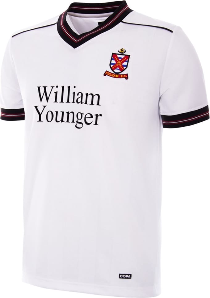 COPA - Fulham FC 1984 - 85 Retro Voetbalshirt - Heren - Wit - M